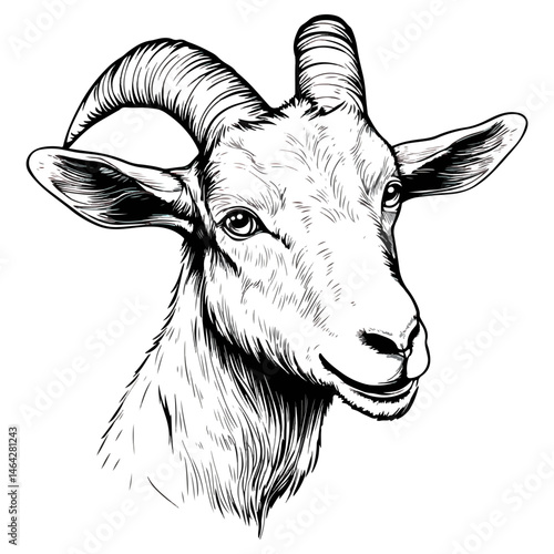 goat, animal, vector, transparent background, farm, mammal, nature, white, livestock, cute, isolated, wildlife, horned, rural, sheep, grass, agriculture