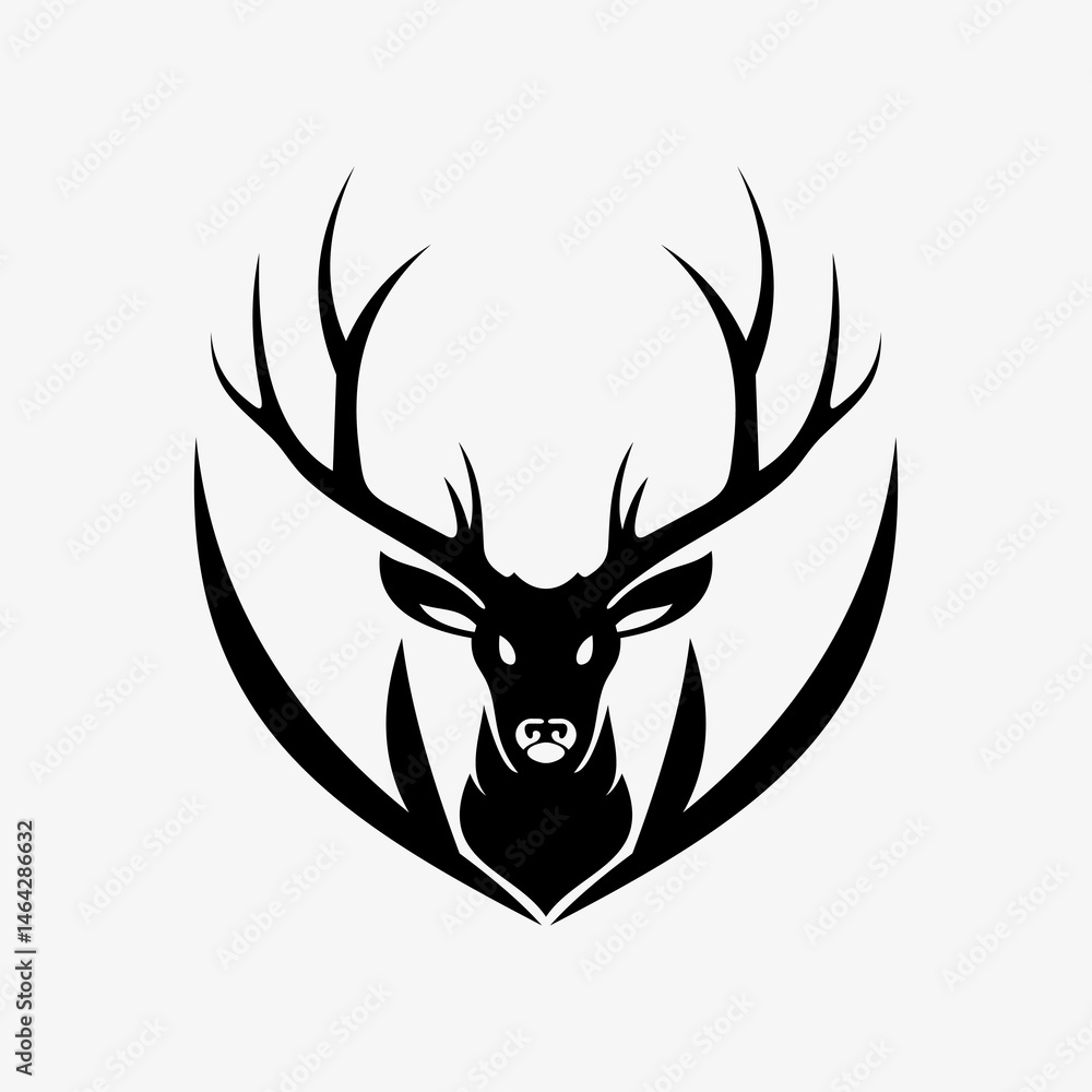 Deer logo vector template Deer logo vector template