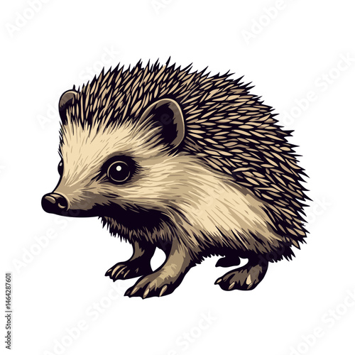 hedgehog, animal, vector, transparent background, mammal, isolated, wildlife, rodent, bristle, nature, prickly, spiny, cute, small