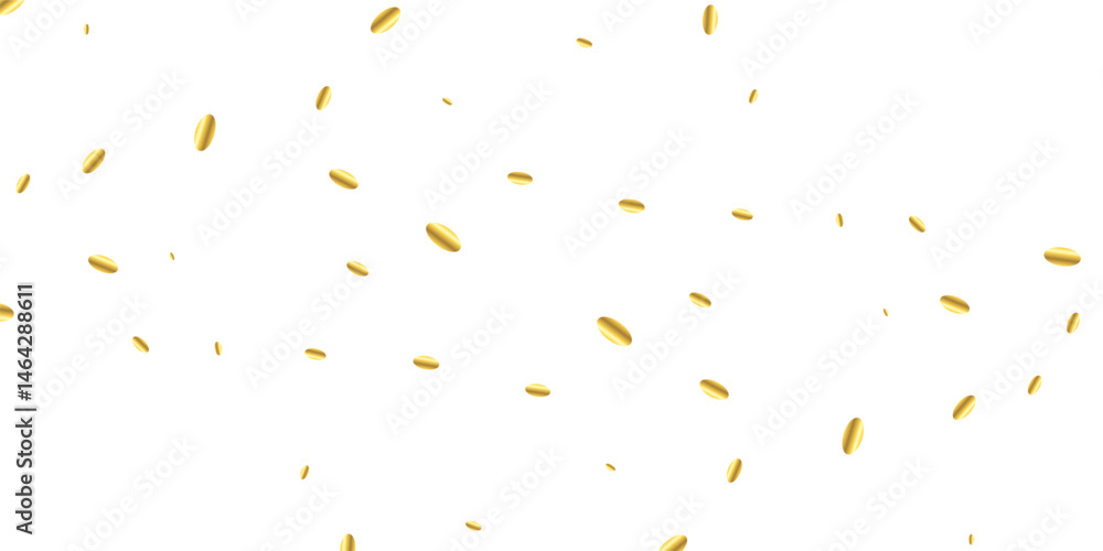 Elegant golden glitter background featuring falling confetti, shimmering particles, and radiant golden dust. Festive explosion of confetti. Gold glitter background. Golden dots. Vector illustration. Elegant golden glitter background featuring falling confetti, shimmering particles, and radiant golden dust. Festive explosion of confetti. Gold glitter background. Golden dots. Vector illustration.