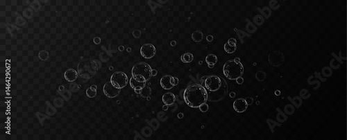 Soap bubble.Flying bubble.Vector.Background.
Soap bubbles background