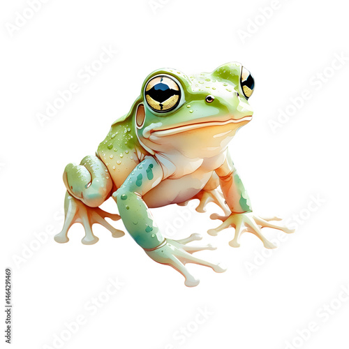 watercolor frog