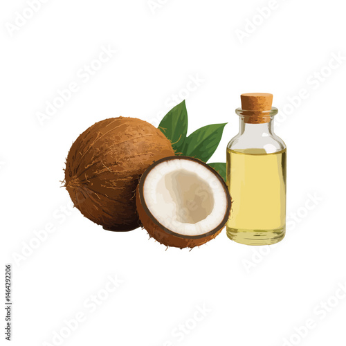 coconut oil and nuts