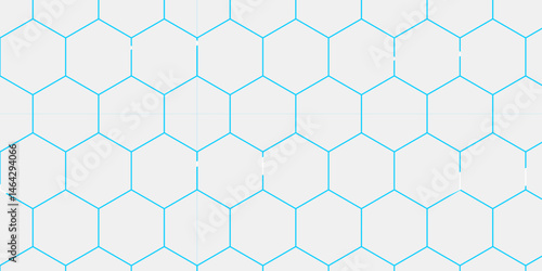 Honeycomb pattern with hexagon mesh. Texture bee comb grid. Flat vector illustration isolated on white background