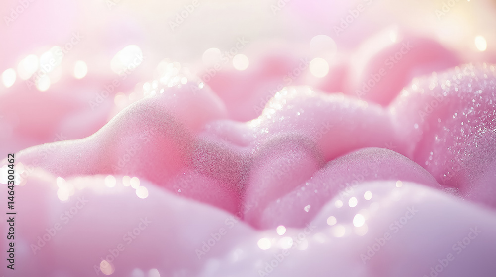 Soft pink bubbly foam Soft pink bubbly foam