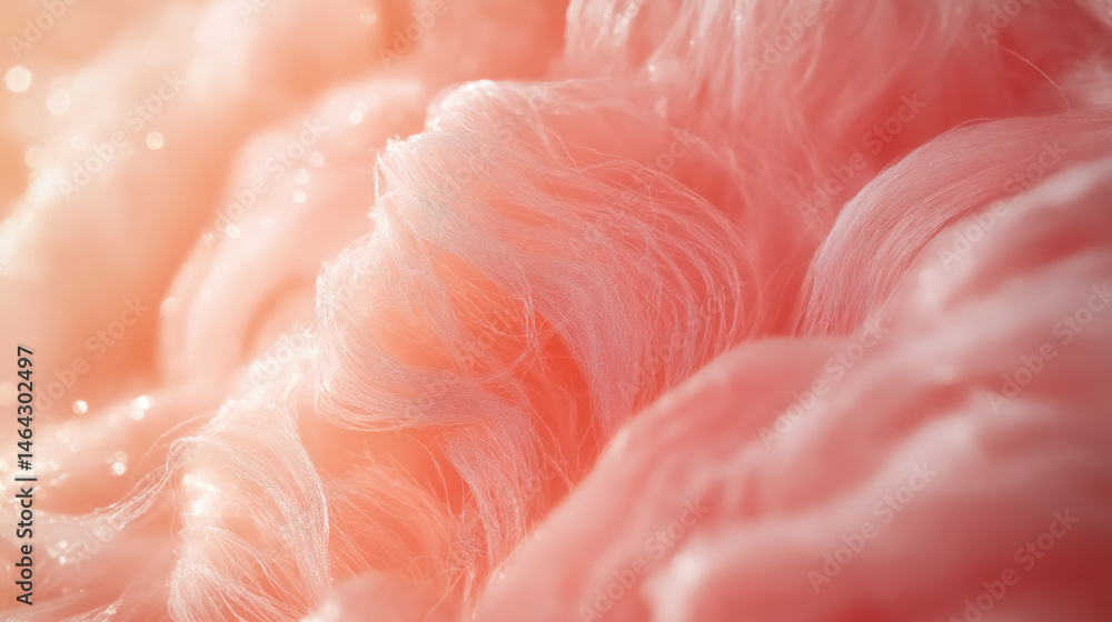 Pink faux fur texture Pink faux fur texture