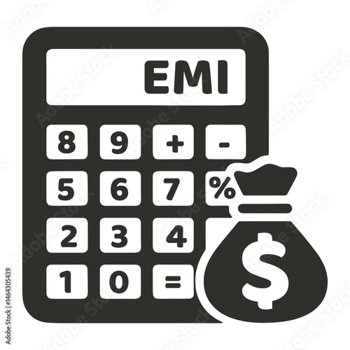 EMI Calculator Icon vector file