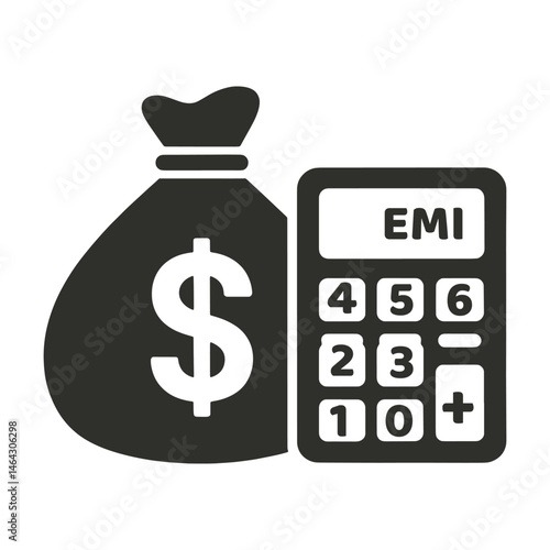 EMI Calculator Icon vector file