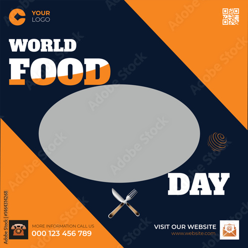 World Food Day October 16th poster design