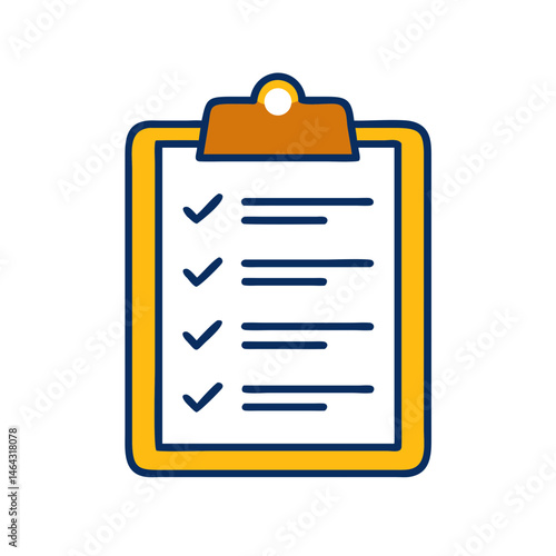 Illustration of a checklist on a clipboard with checkmarks