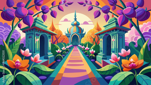 
Above, the sky stretches endlessly in shades of soft blue and gold. Below, the rolling hills of Chiang Mai cradle the pagodas like a treasured jewel, offering a timeless perspective of Thai culture a