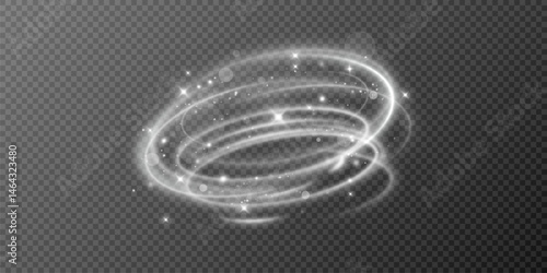 Light white Twirl.Vector eps 10.Tornado,twirl,podium for advertising.	