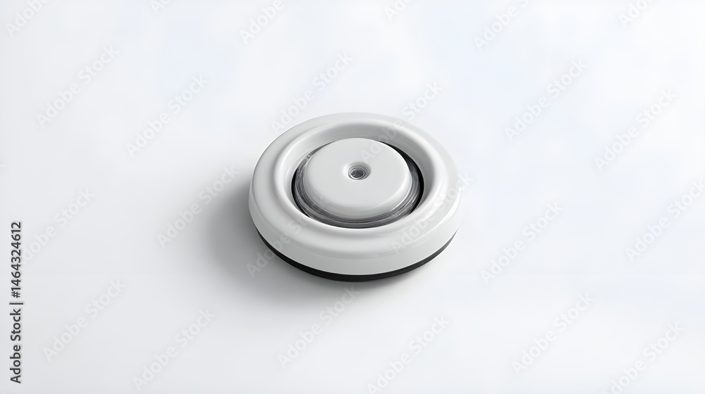 Slice injection molded button cell casing front view revealing battery housing precision engineering for electronics Slice injection molded button cell casing front view revealing battery housing precision engineering for electronics