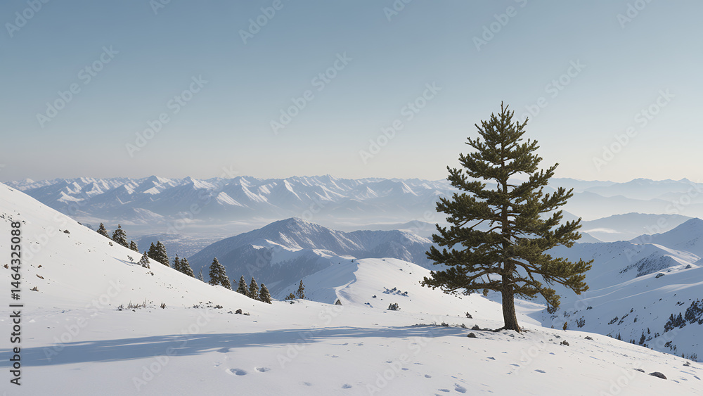Fototapeta premium ski resort in austria