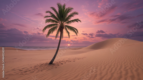 palm tree on the beach