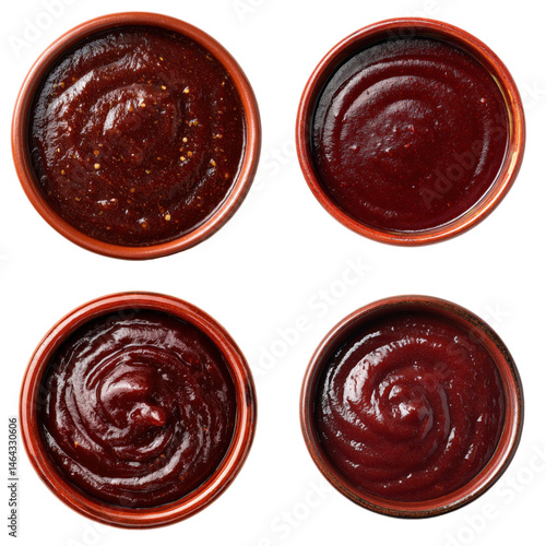 Chipotle BBQ Sauce, Ceramic Bowl, Red Tint