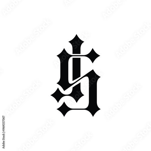 JS monogram logo design letter text name symbol monochrome logotype alphabet character simple logo