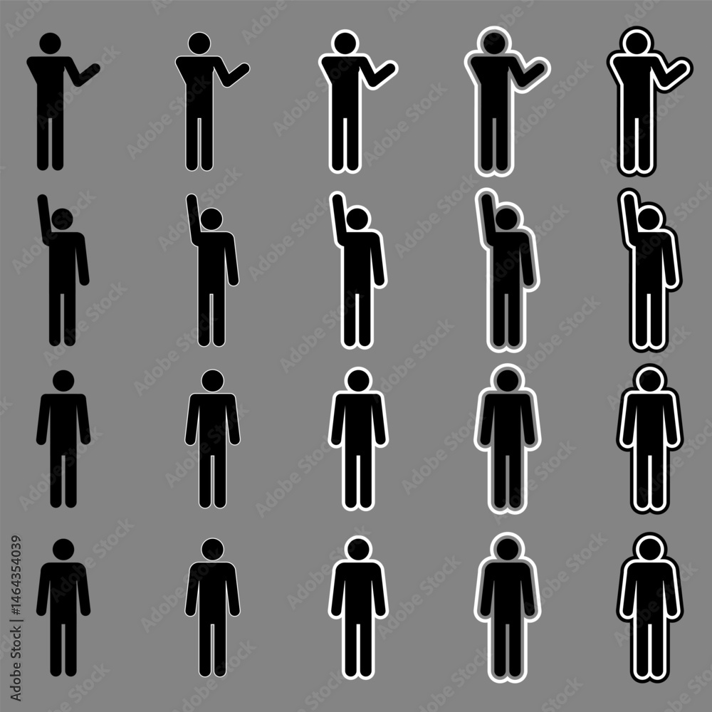 black Stickman stick man figure people stick figure stick silhouette human silhouette pictogram black Stickman stick man figure people stick figure stick silhouette human silhouette pictogram