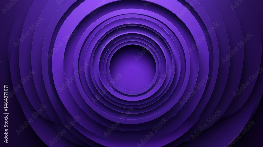Obraz premium Purple concentric circles abstract background, design element