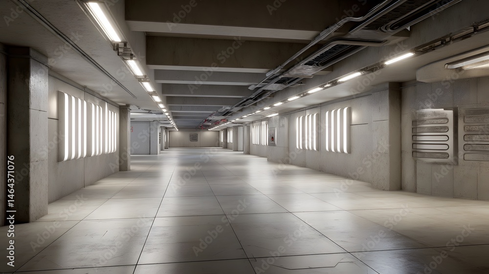 A vast design focused interior space with a clean uniform aesthetic featuring matte surfaces soft lighting and a symmetrical layout that conveys a sense of efficiency and functionality A vast design focused interior space with a clean uniform aesthetic featuring matte surfaces soft lighting and a symmetrical layout that conveys a sense of efficiency and functionality