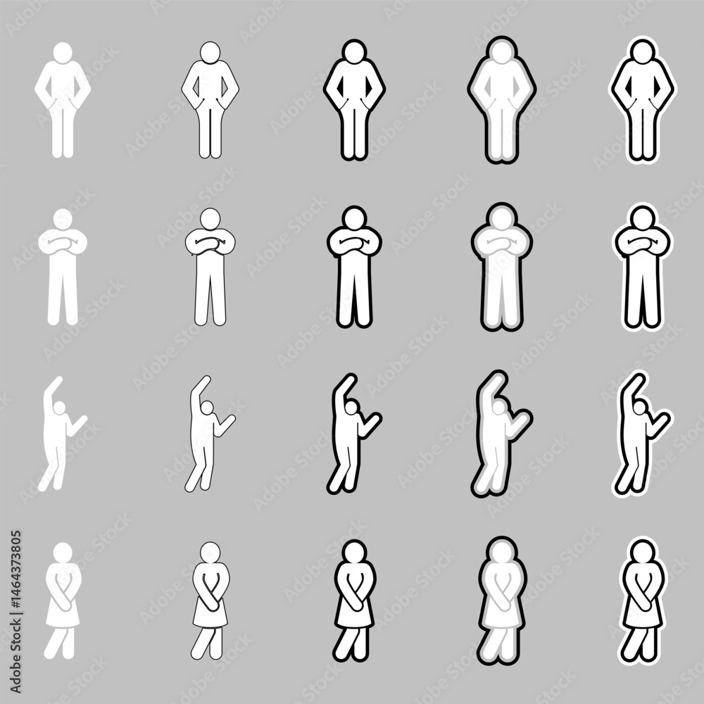 white Stickman stick man figure people stick figure stick silhouette human silhouette pictogram white Stickman stick man figure people stick figure stick silhouette human silhouette pictogram