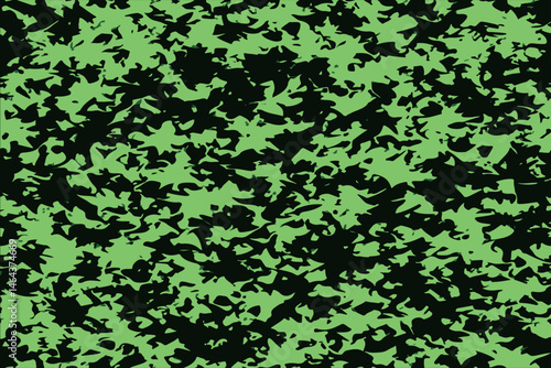 Green and black camouflage pattern background vector illustration, suitable for commercial use.Seamless Urban Camouflage abstract pattern, Military Camouflage repeat pattern design for Army background