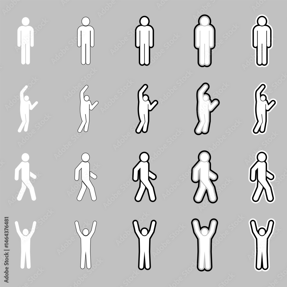 white Stickman stick man figure people stick figure stick silhouette human silhouette pictogram white Stickman stick man figure people stick figure stick silhouette human silhouette pictogram