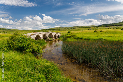 Roman Bridge over Šujica River in Bosnia and Herzegovina