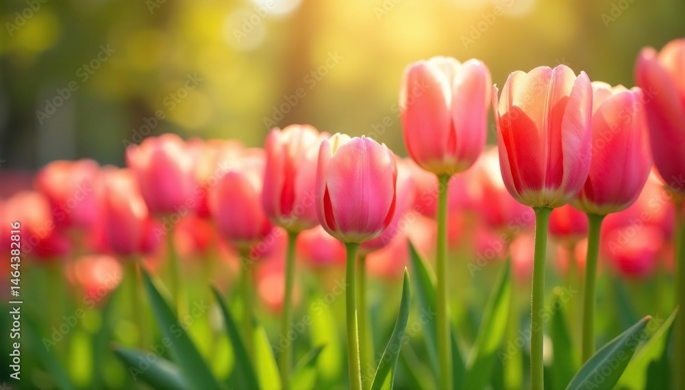 Vibrant tulips in a sunlit garden Pastel hues, blooming flowers , vibrant, pastel Vibrant tulips in a sunlit garden Pastel hues, blooming flowers , vibrant, pastel