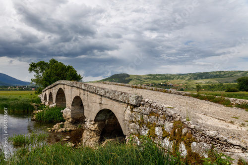 Roman Bridge over Šujica River in Bosnia and Herzegovina