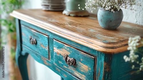 Transform your furniture with chalk paint for a stunning vintage look that enhances any space beautifully.
