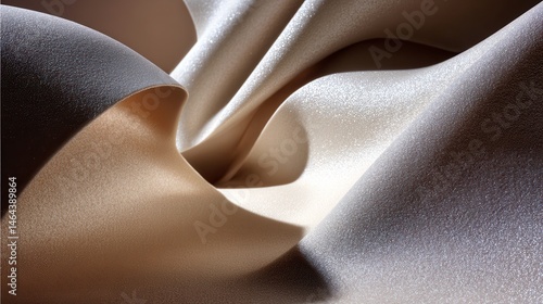 Obraz na płótnie Elegant satin fabric folds creating abstract texture w salonie