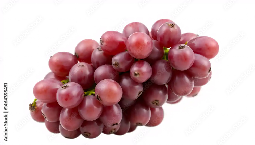 Luscious red grapes a delicious fruit cluster Luscious red grapes a delicious fruit cluster