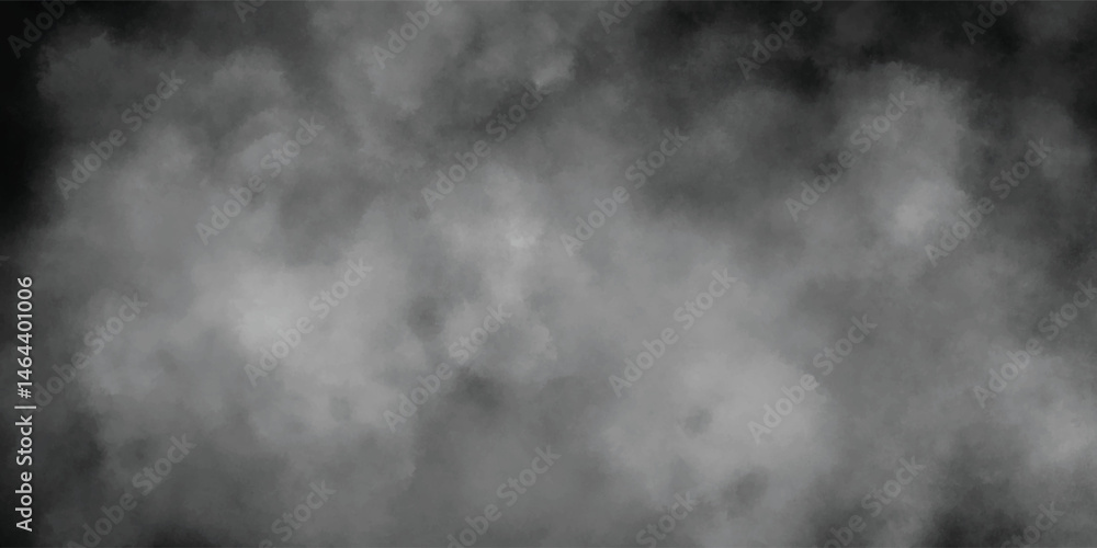 Fototapeta premium Black and White Cloud Texture with Dreamy Mist and Hazy Effect