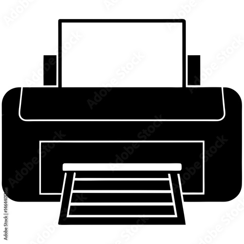 printer icon vector illustration