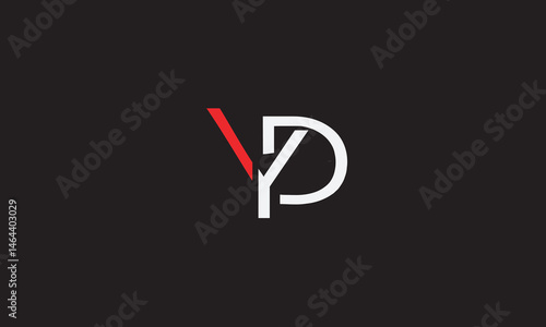 YD, DY , D , Y , Abstract Letters Logo Monogram