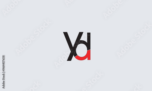 YD, DY , D , Y , Abstract Letters Logo Monogram