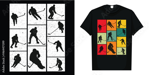 Canvas Print Hockey Ice Hockey Youth Boys Kids T-Shirt
