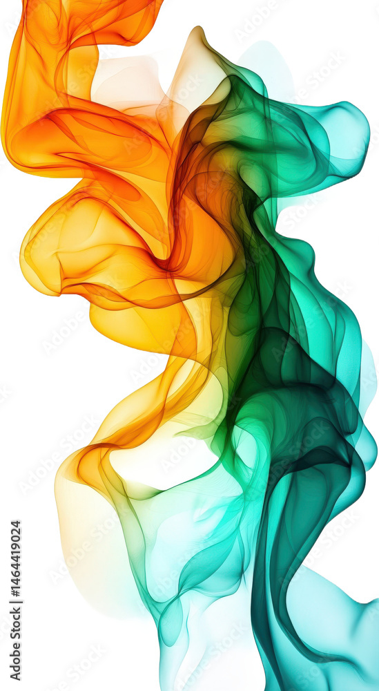 Fototapeta premium Abstract Colorful Smoke Flowing Art