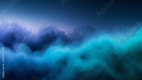 Blue sky with white clouds on a clear summer day