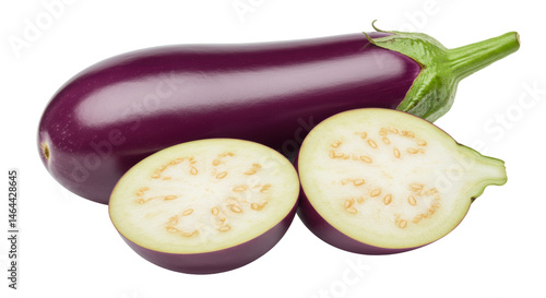 Wallpaper Mural Isolated Eggplant Torontodigital.ca