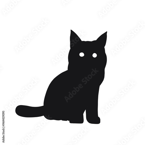 black cat illustration