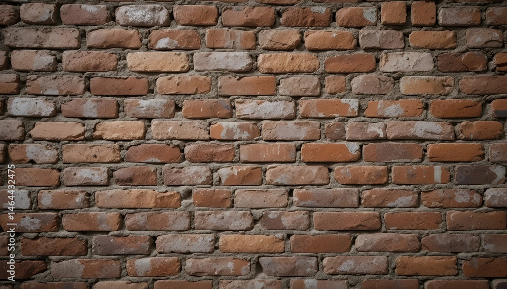 Obraz premium Old red brick wal