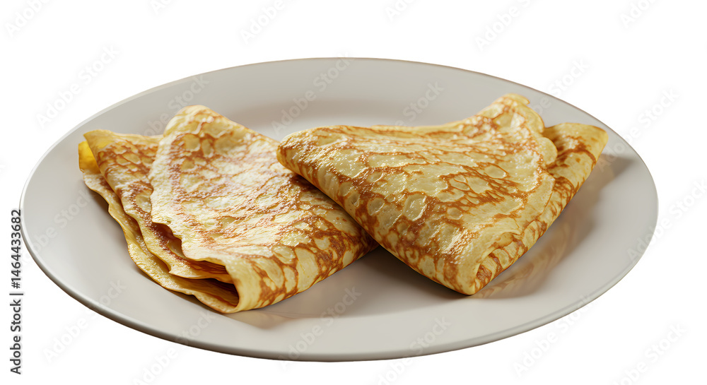 Delicious Homemade Crepes Recipe and Images isolated on transparent background Delicious Homemade Crepes Recipe and Images isolated on transparent background