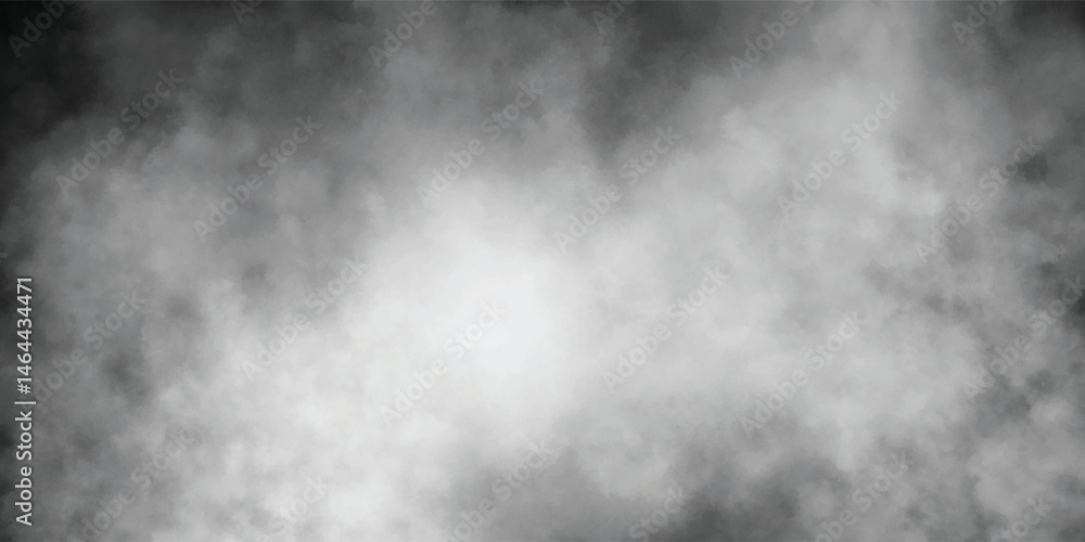 Fototapeta premium Monochrome Background with Cloudy Mist and Vapor Swirls