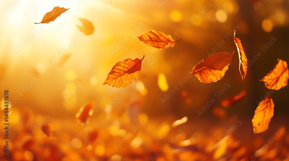 Golden Drift of Autumn Leaves Golden Drift of Autumn Leaves