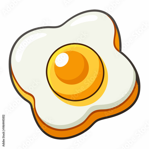 Fried Egg.  A Simple Yet Delicious Breakfast Food