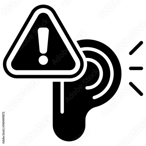 Hearing Loss outline mixed icon