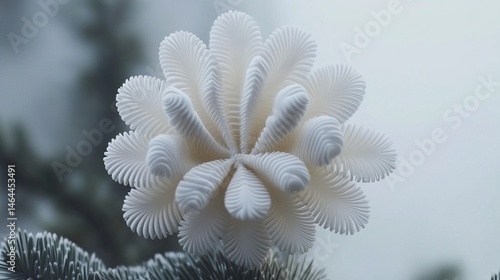 Wallpaper Mural Movement of dynamic sand-like particles forming complex fractal patterns in abstract scientific visualization style with vibrant colors and dynamic textures. Torontodigital.ca