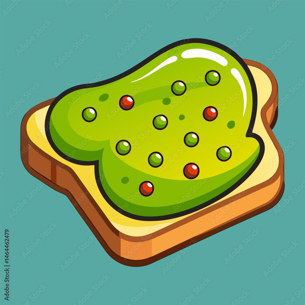 Scrumptious Avocado Toast. A Delightful Culinary Illustration Scrumptious Avocado Toast. A Delightful Culinary Illustration